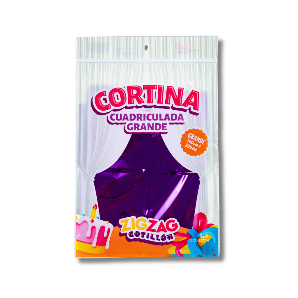 Cortina Cuadriculada Grande