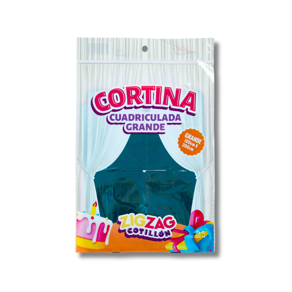 Cortina Cuadriculada Grande