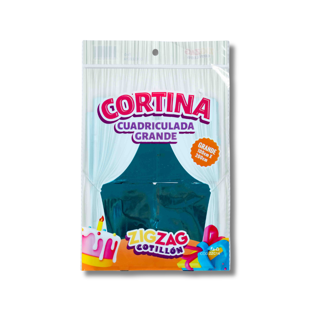 Cortina Cuadriculada Grande