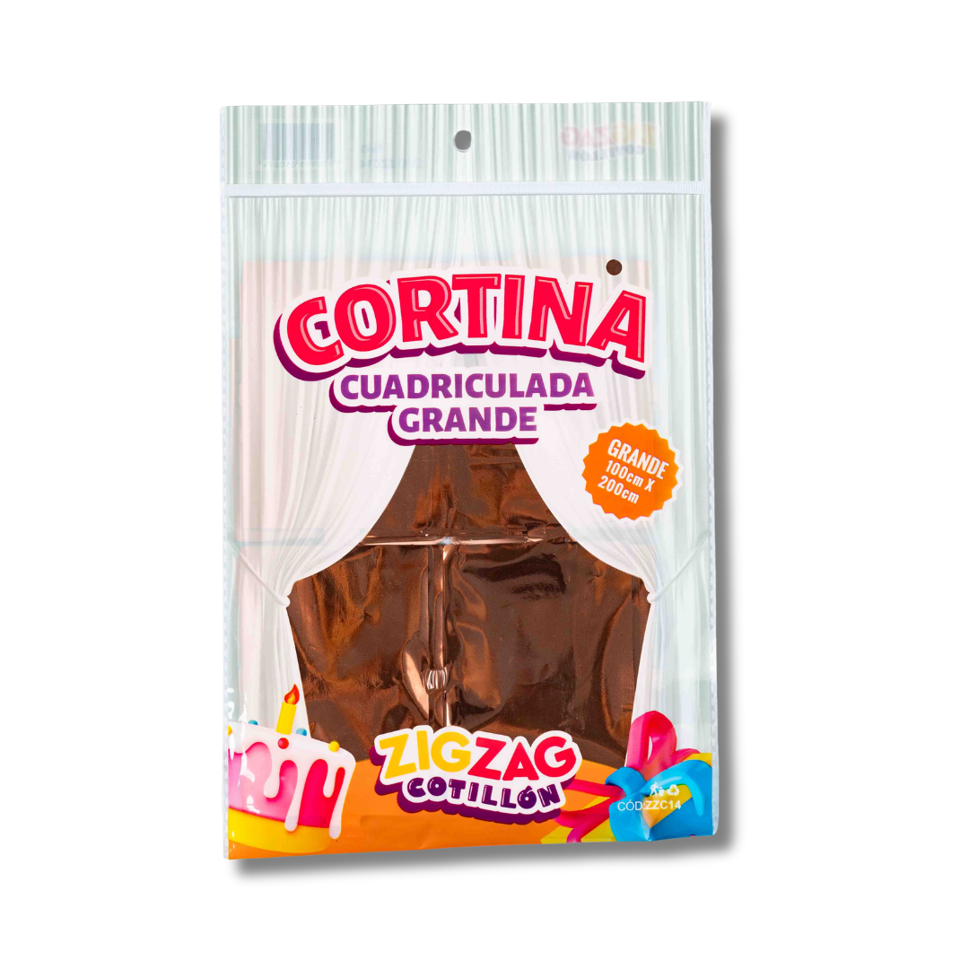 Cortina Cuadriculada Grande