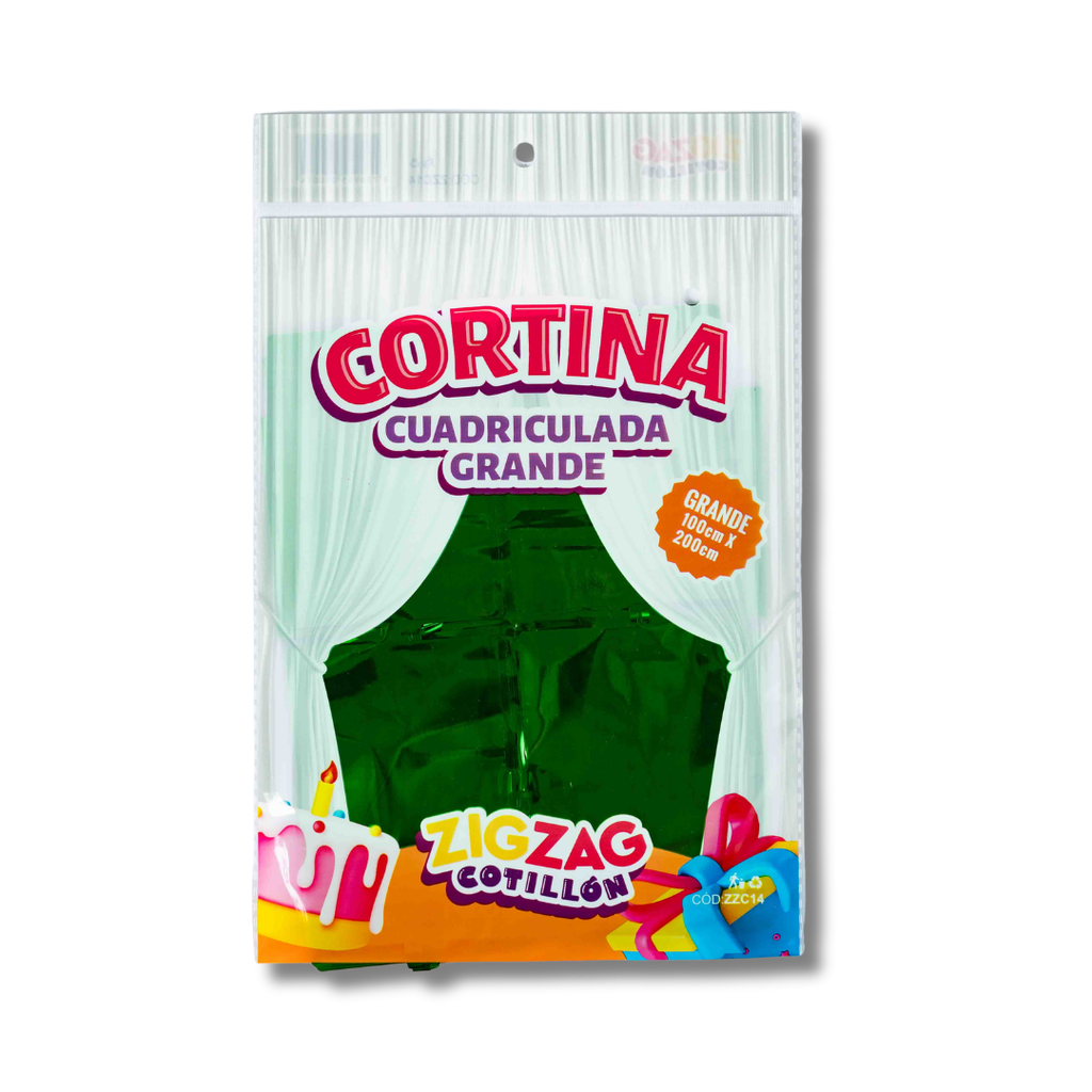 Cortina Cuadriculada Grande