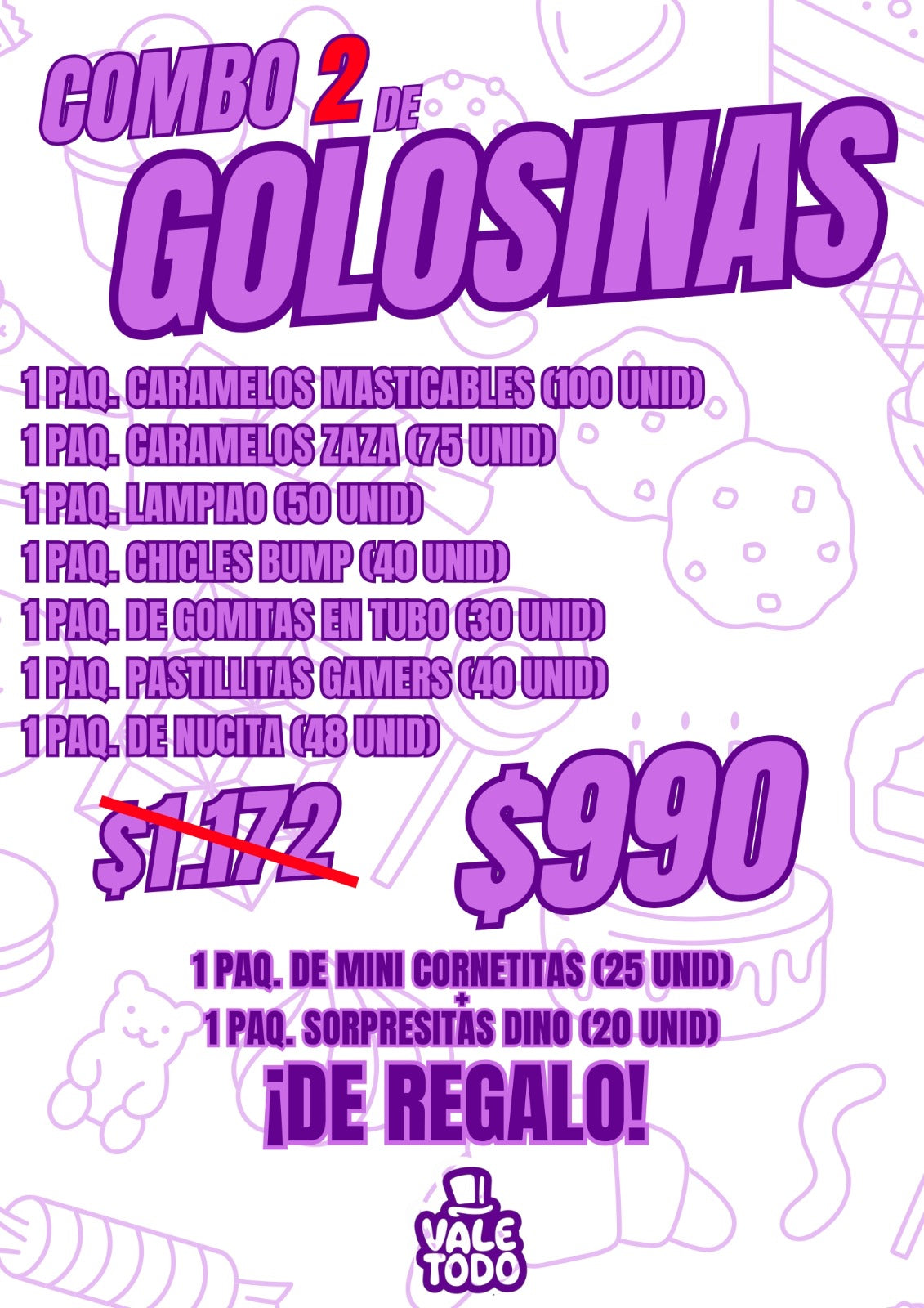 Combo de Golosinas 2