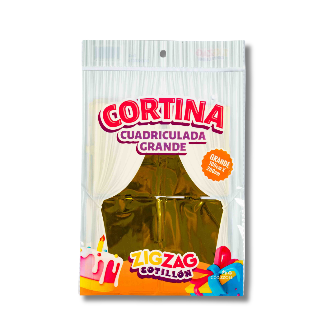 Cortina Cuadriculada Grande