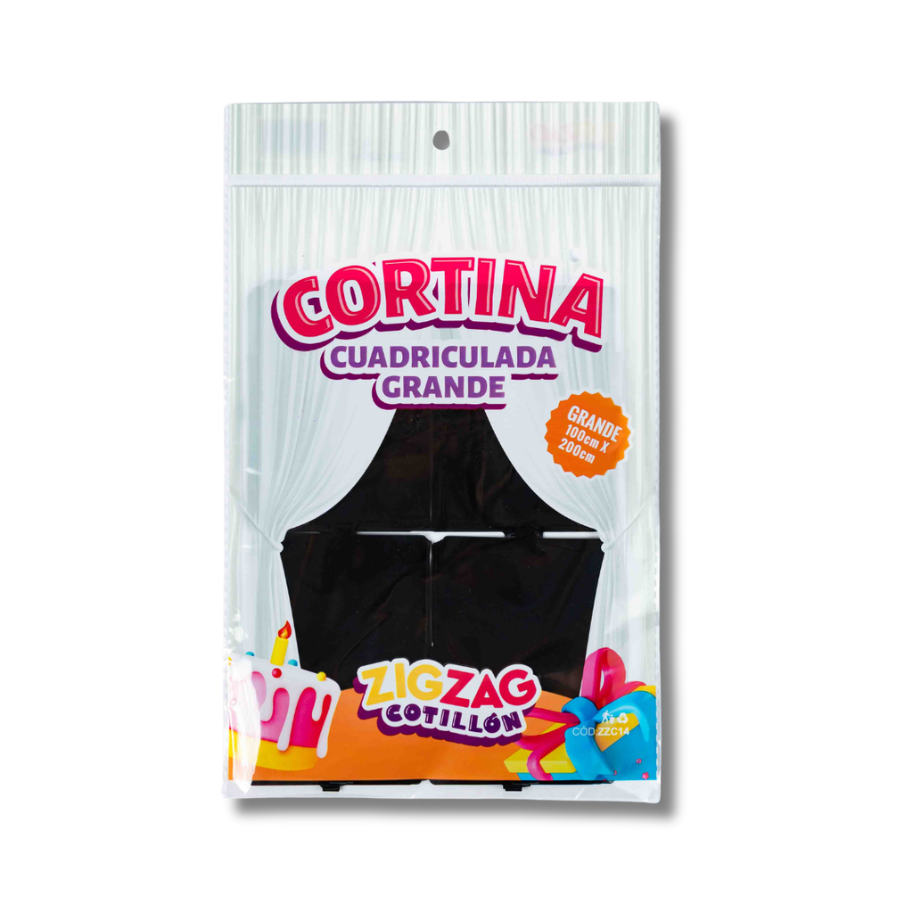 Cortina Cuadriculada Grande