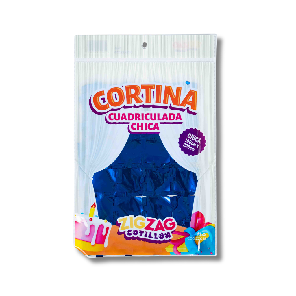 Cortina Cuadriculada Grande
