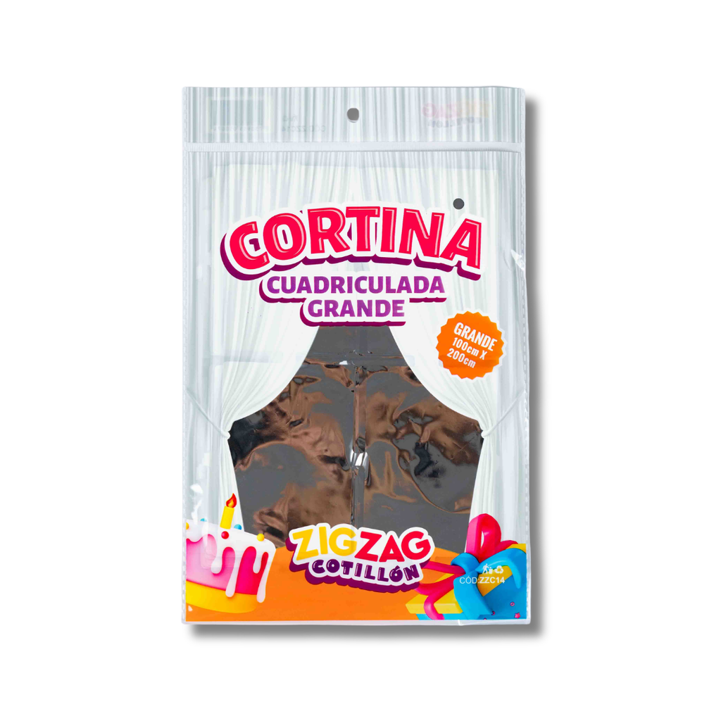 Cortina Cuadriculada Grande