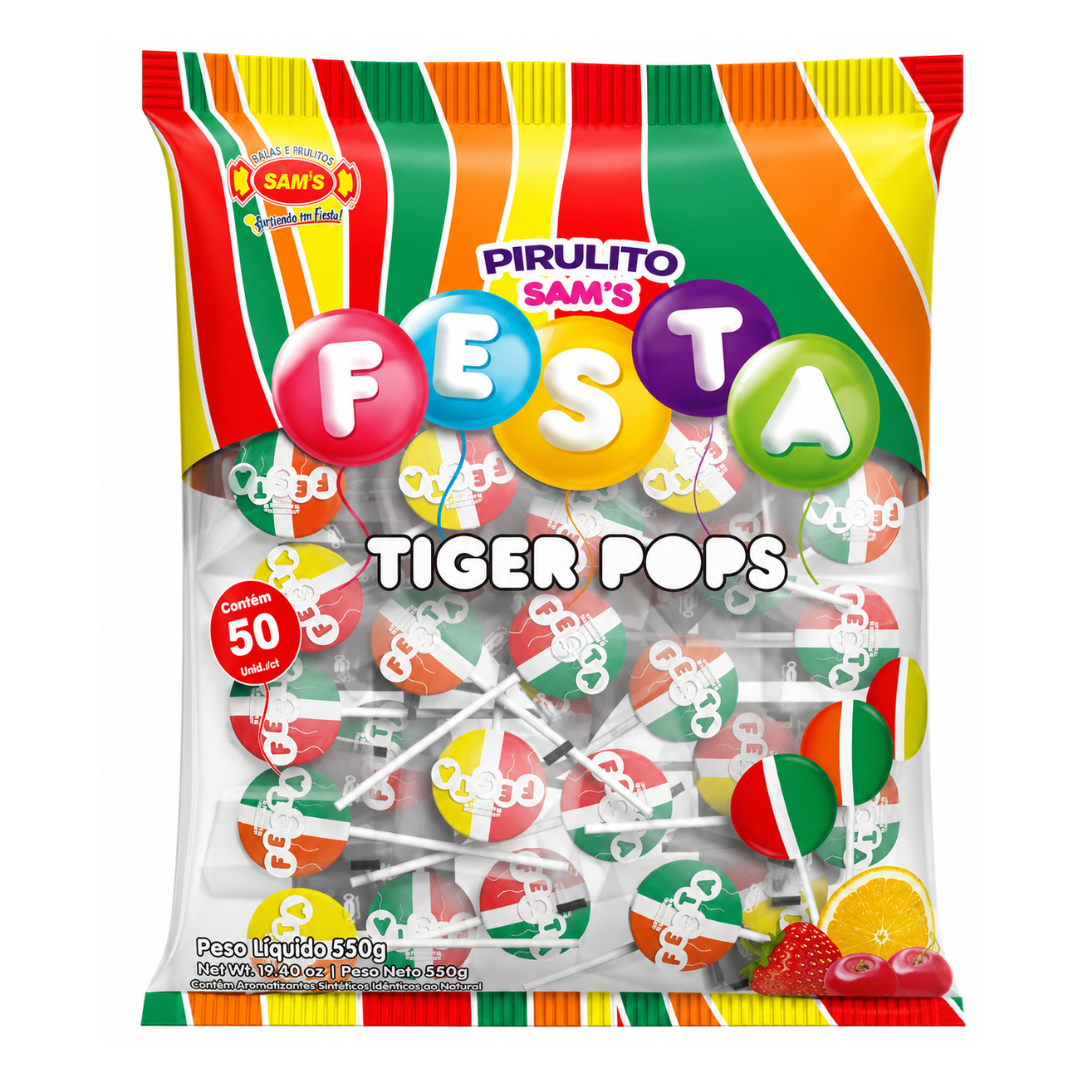 Chupetines Tiger Pops