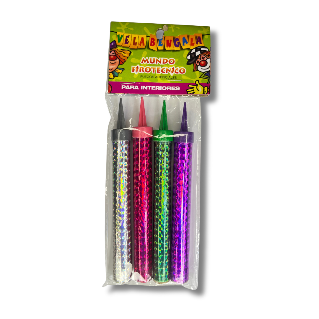 Vela Bengala 12 cm – Pack x4