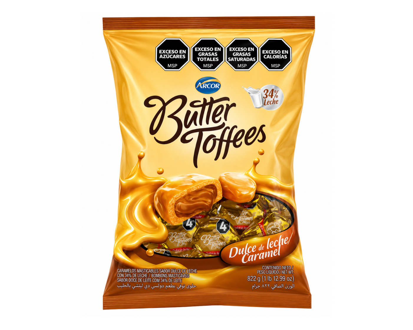 Caramelos Butter Toffees 822 g