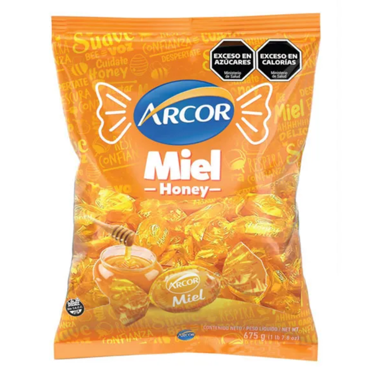 Caramelo de Miel Arcor 675 g