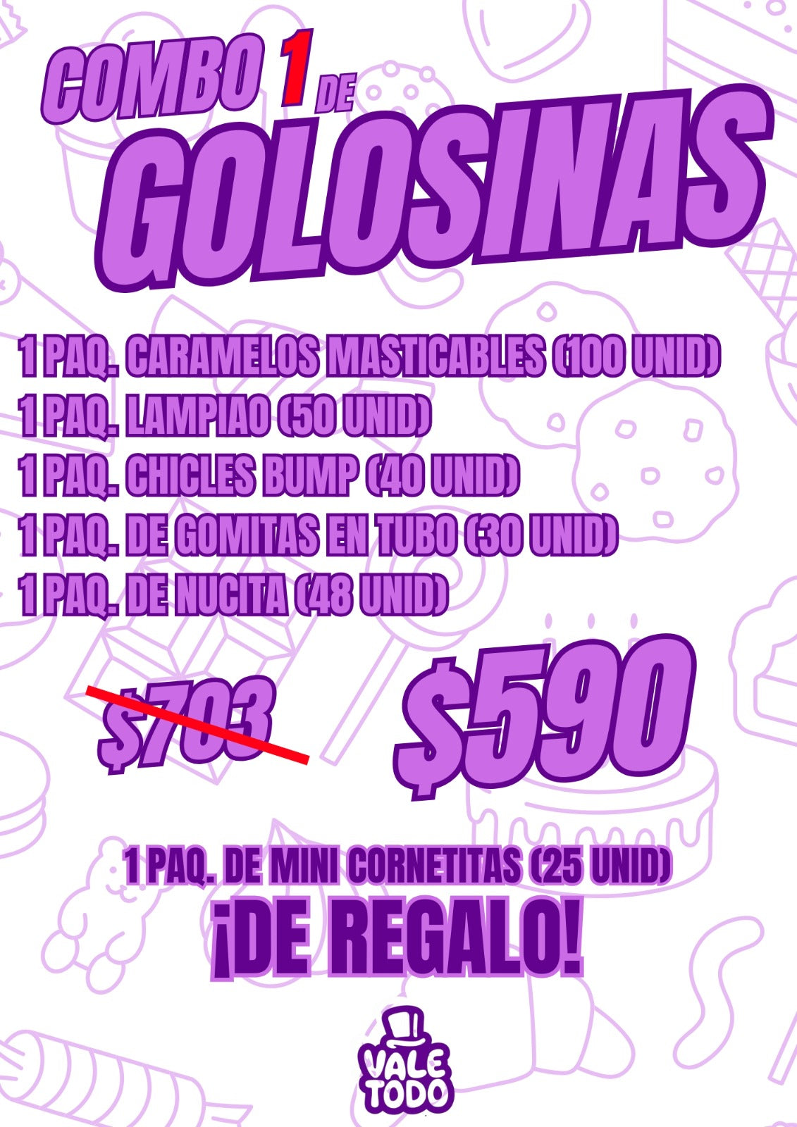 Combo de Golosinas 1