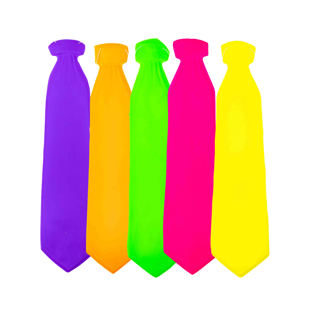 Corbata Flúo Pack x6 unid