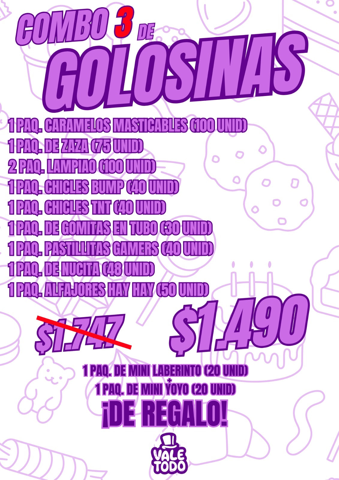 Combo de Golosinas 3