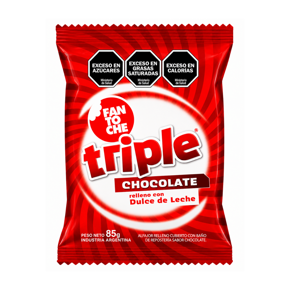Alfajor de Chocolate Fantoche Triple