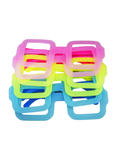 Lentes Cuadrados Flúo x12 unidades