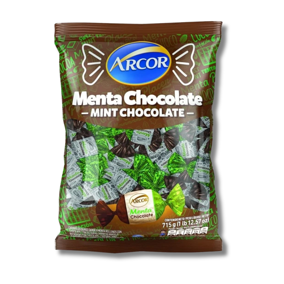 Caramelos Menta Chocolate Arcor 715 g