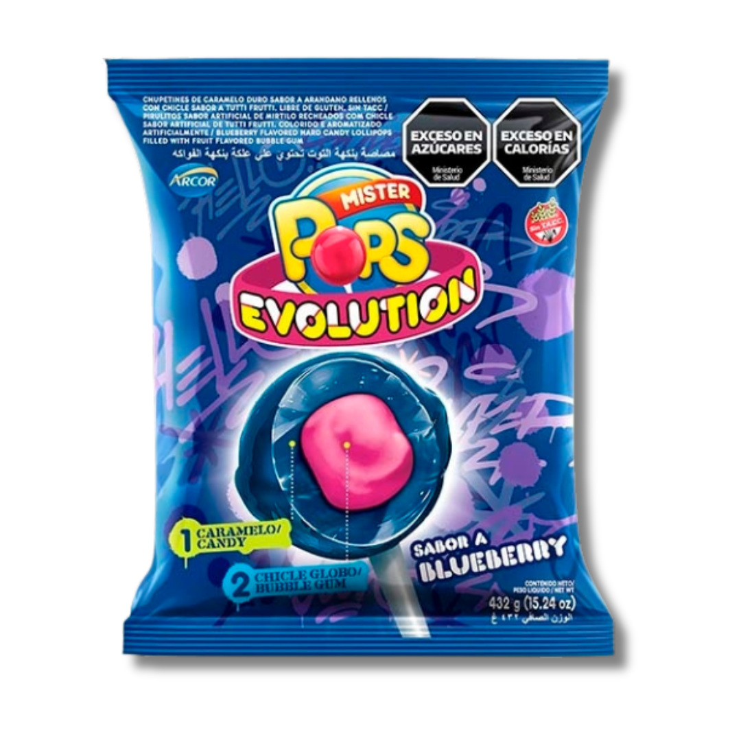 Chupetines Mr Pops Evolution 432 g