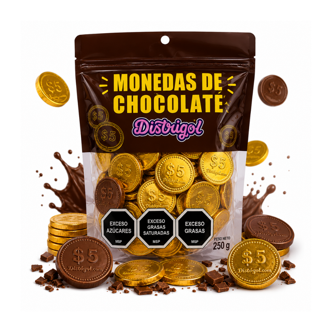 Monedas de Chocolate