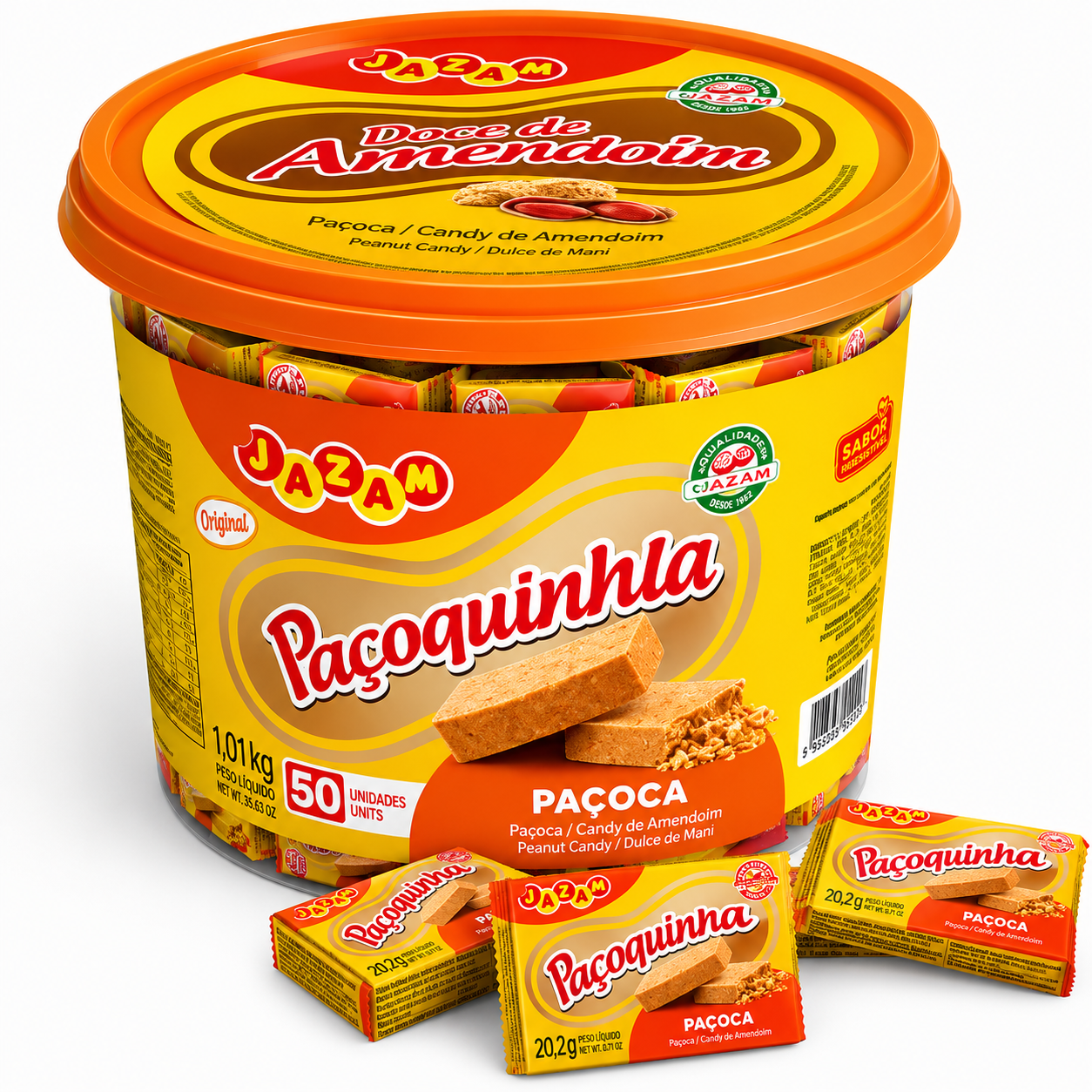 Paçoquinha Jazam 20 g