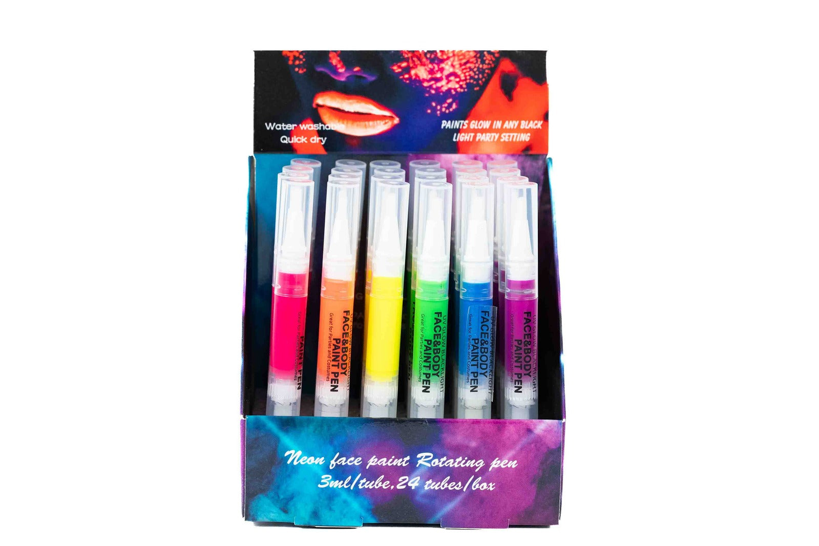 Pincel Pintura Fluo por Unidad