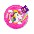 Plato Unicornio Rosa