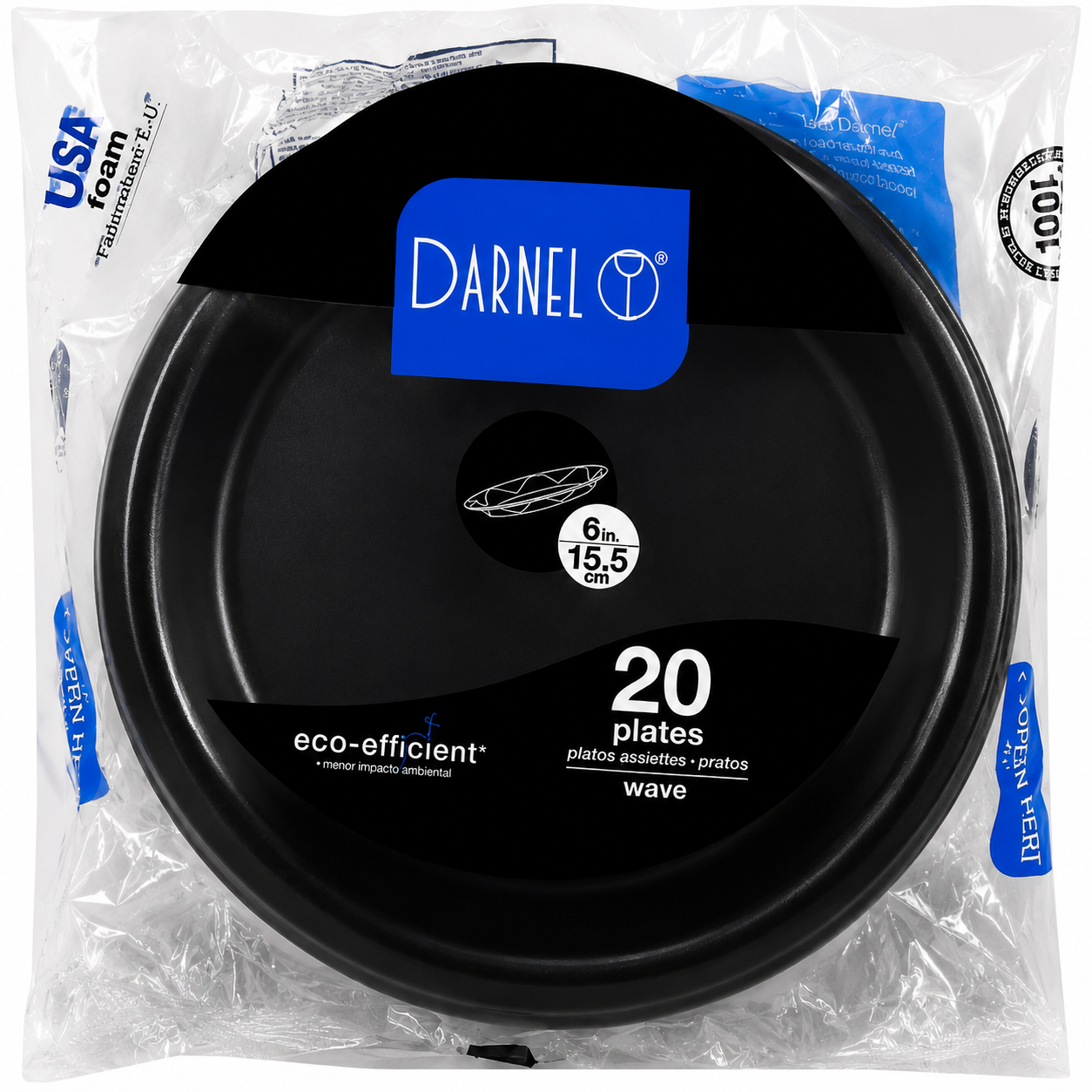 Platos Darnell 15,5cm - Negros