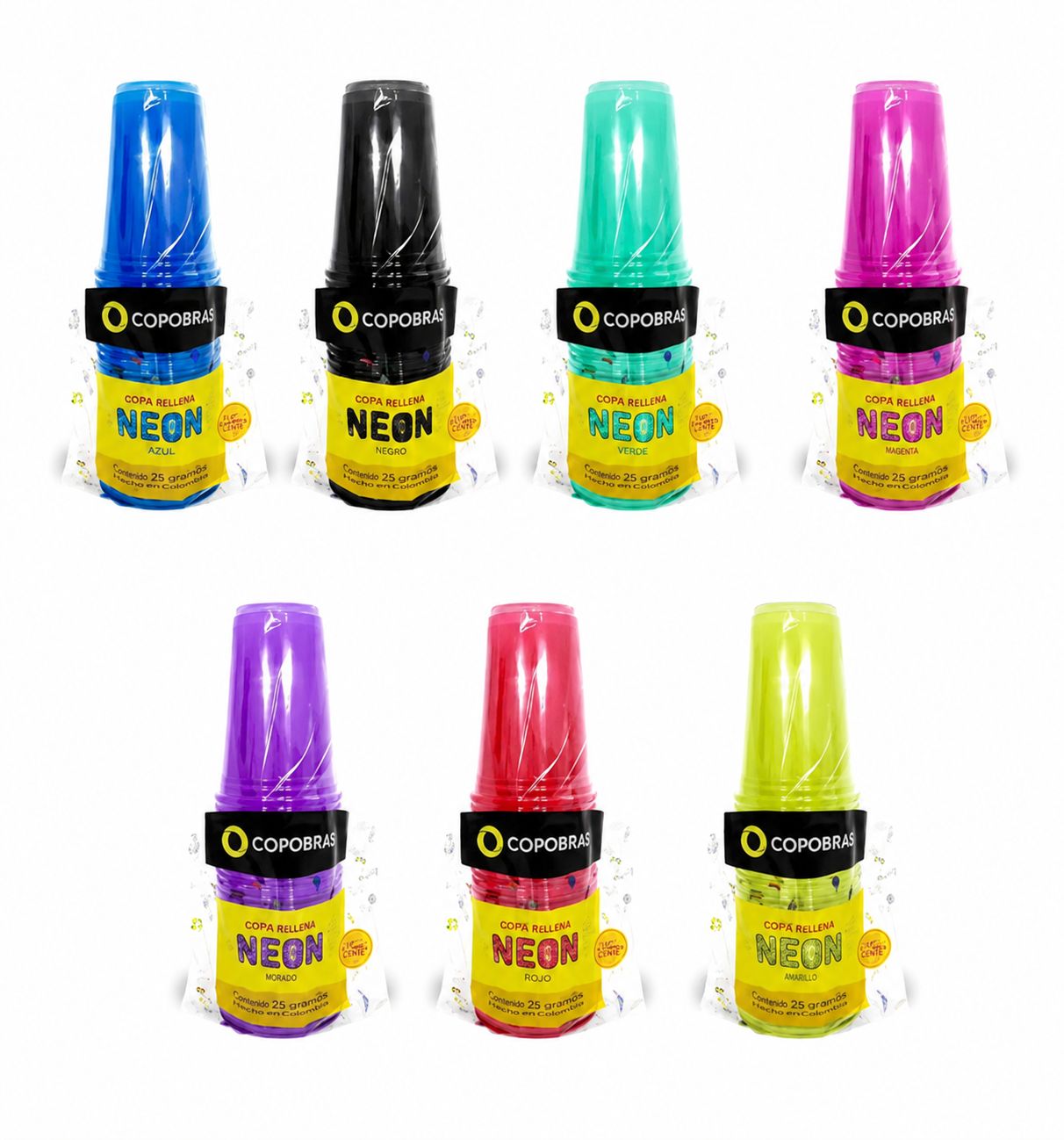 Vaso Neón 300 ml – x25 unidades