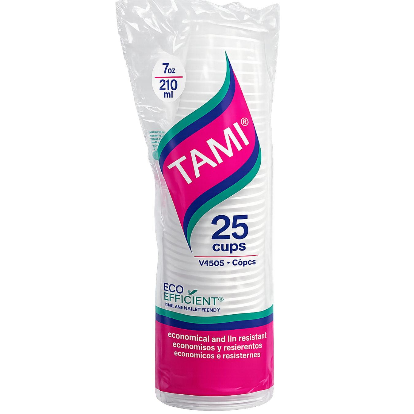 Vasos Tami 210 ml - Blanco