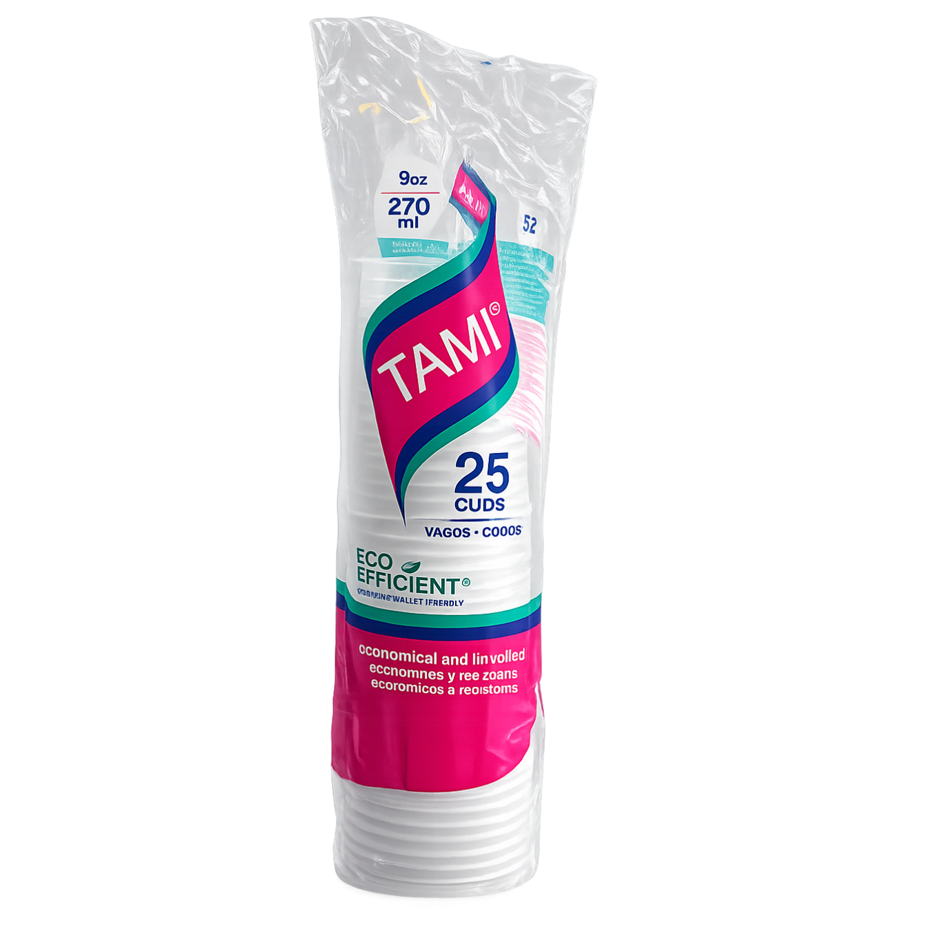 Vasos Tami 270 ml - Blancos